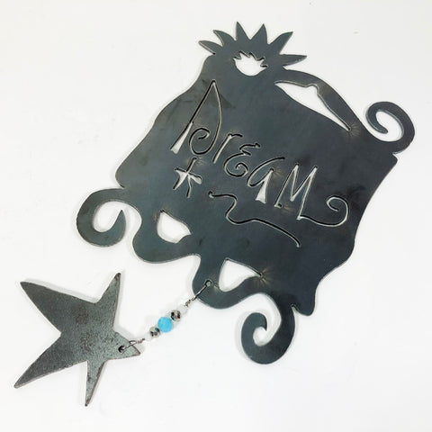 Small Metal Sign 'Dream'