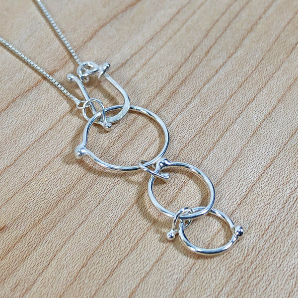 Hoop & Latch Sterling Necklace