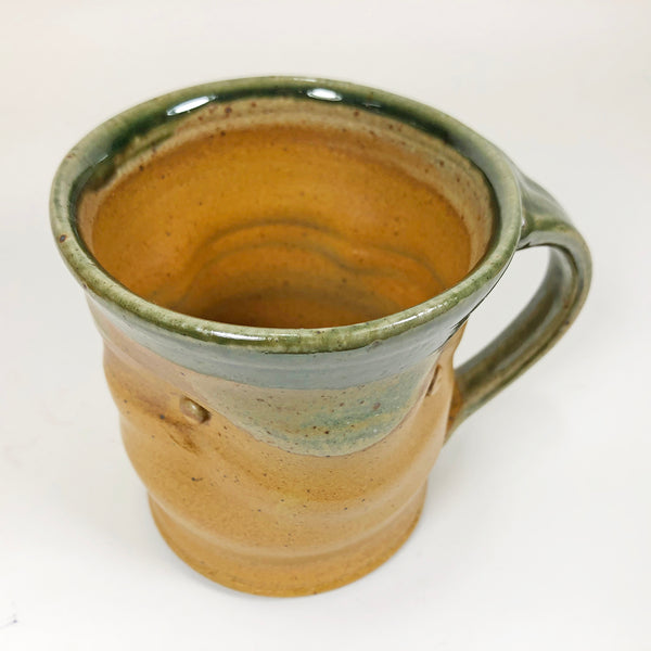 Green & Yellow Small Dent Mug
