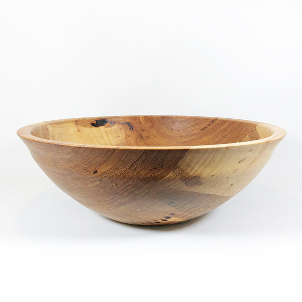 Heavy Pecan Salad Bowl 18 Inches