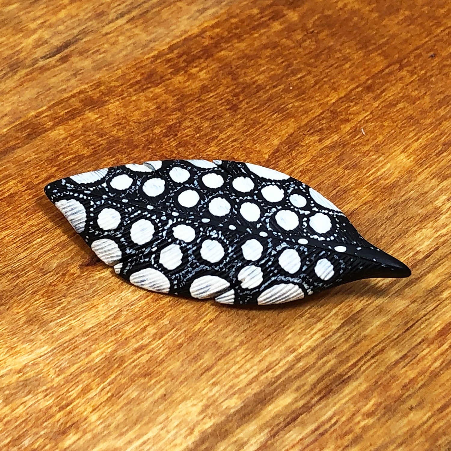 Guinea Feather Pin