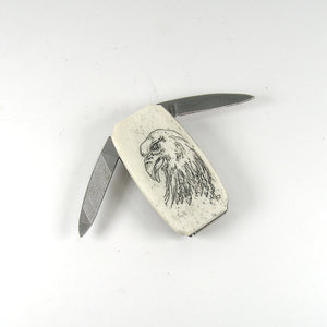 Eagle Scrimshaw Moneyclip