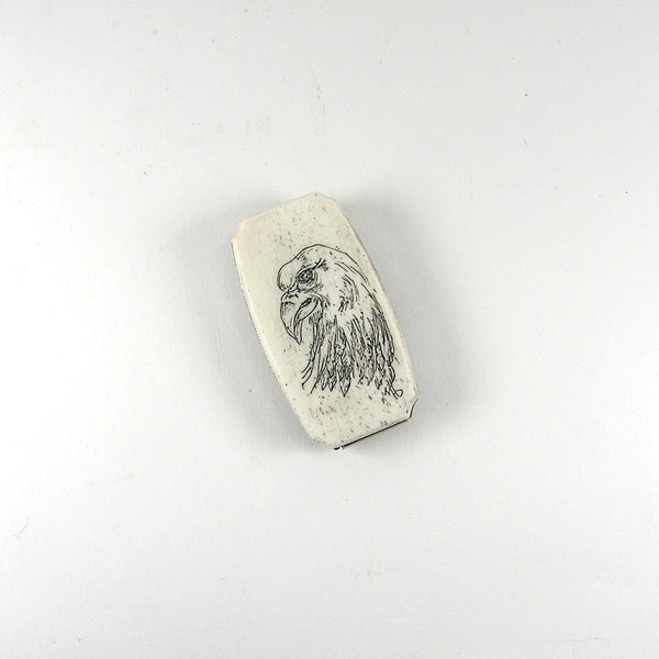 Eagle Scrimshaw Moneyclip