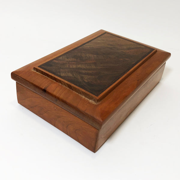 Cherry Divided Playing Card Box