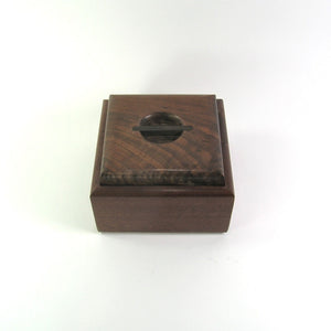 Walnut Wooden Keepsake Box w/ Lid