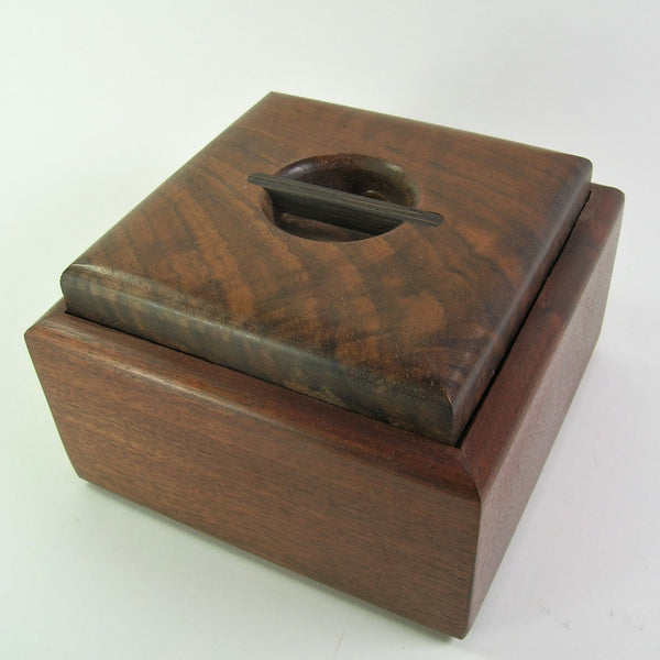 Walnut Wooden Keepsake Box w/ Lid