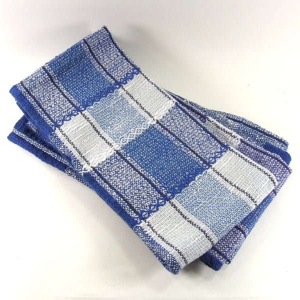 Blue & White Cotton Towel