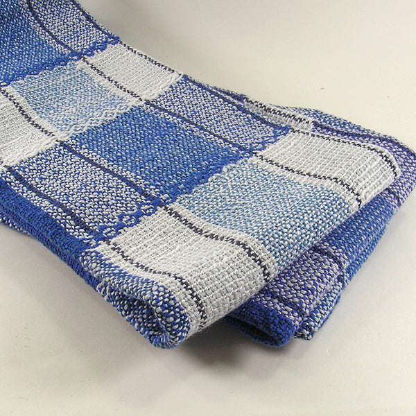 Blue & White Cotton Towel