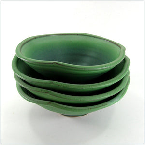 Green Flower Salad Bowl