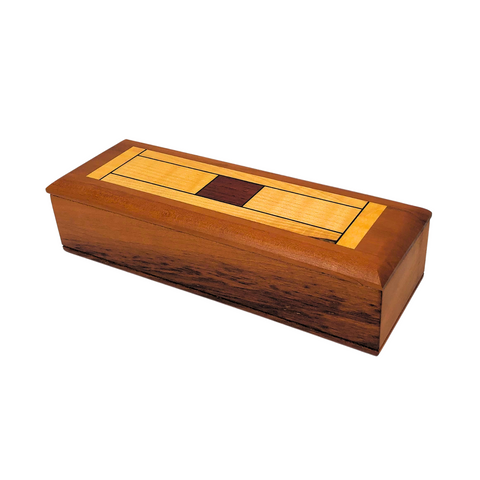 Pencil Box, Cherry With Inlay