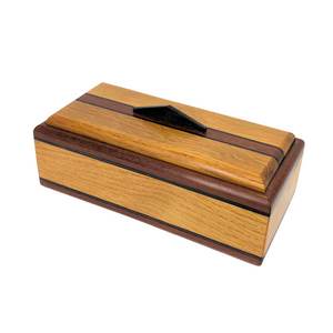 Oak Lidded Box 8X4X3