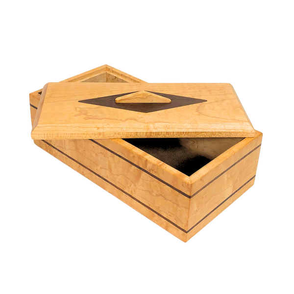 Birds Eye Lidded Box 8X4X3