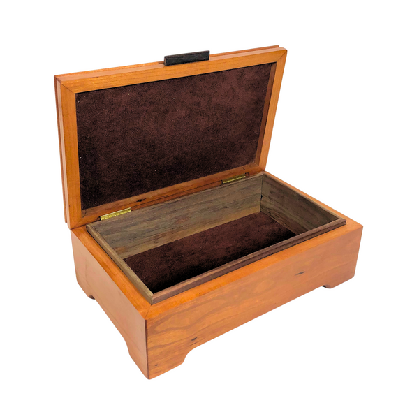 11x7x4 Cherry Box w/ Feet