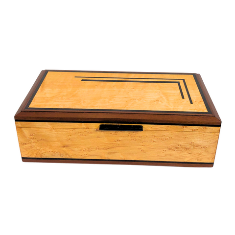 11x6x4 Birdseye Art Deco Box