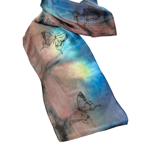 Butterfly Silk Scarf