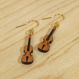 Violin Earrings