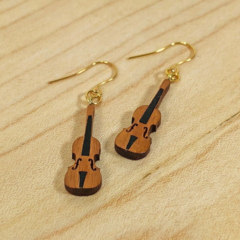 Violin Earrings