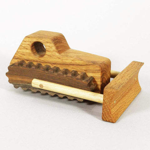 Bulldozer Wooden Push Toy