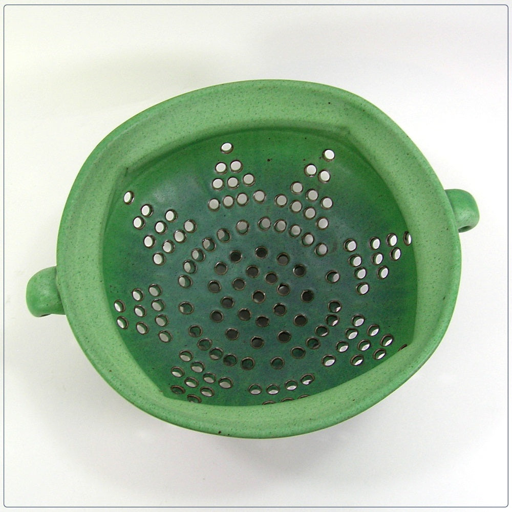 Green Small Colander