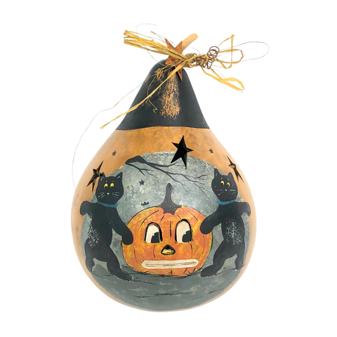 Pumpkin Guards Lighted Cut Out