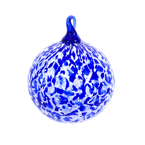 Blue/Clear White Ornament