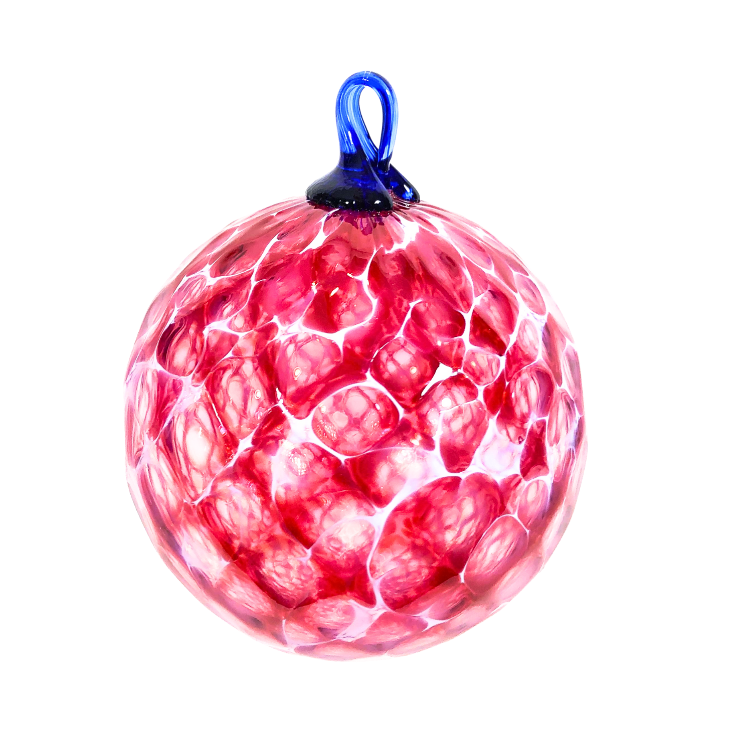 White/Pink w/Bluestem Kugel