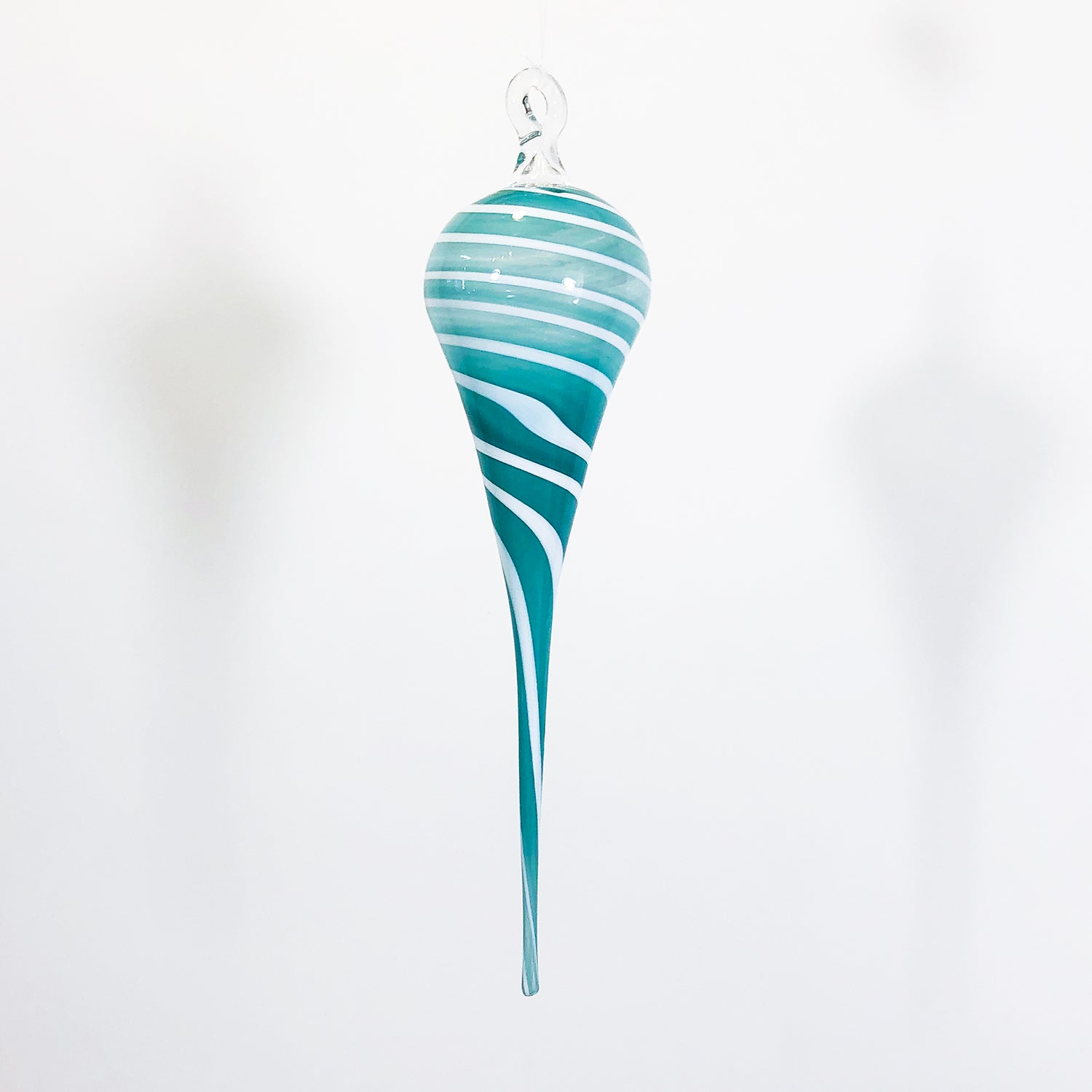 Blue/White Cone Ornament