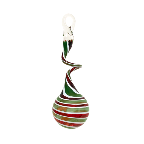 Red/GR Twist Ornament