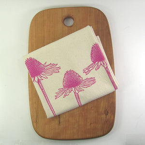 Pink Coneflower Towel