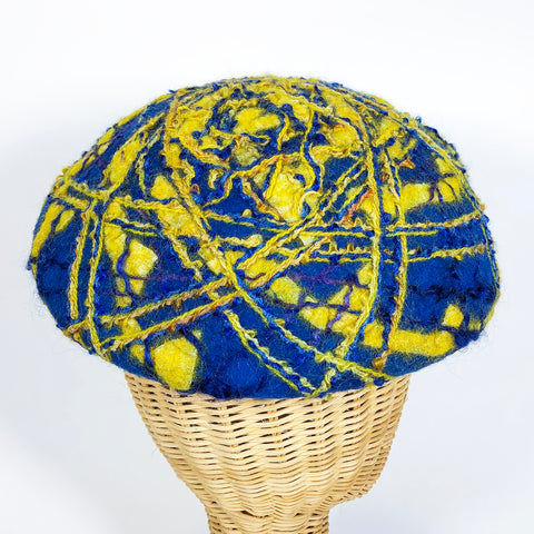 Beret, Royal Navy Blue/Gold