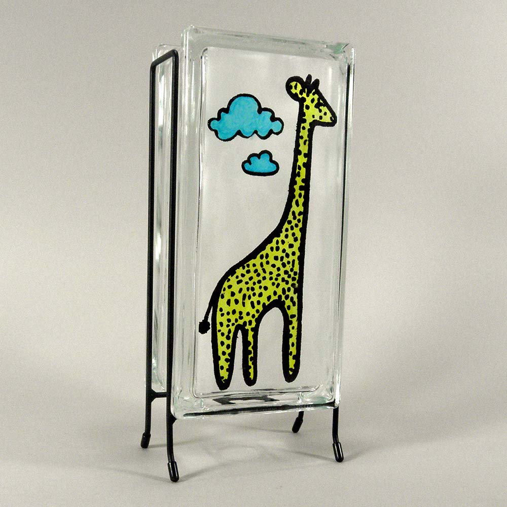 Giraffe Lamp, Tall Yellow