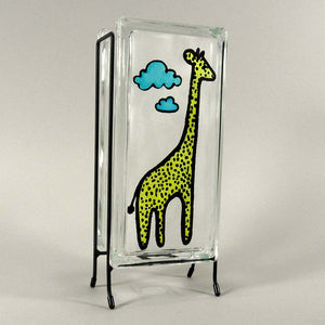 Giraffe Lamp, Tall Yellow