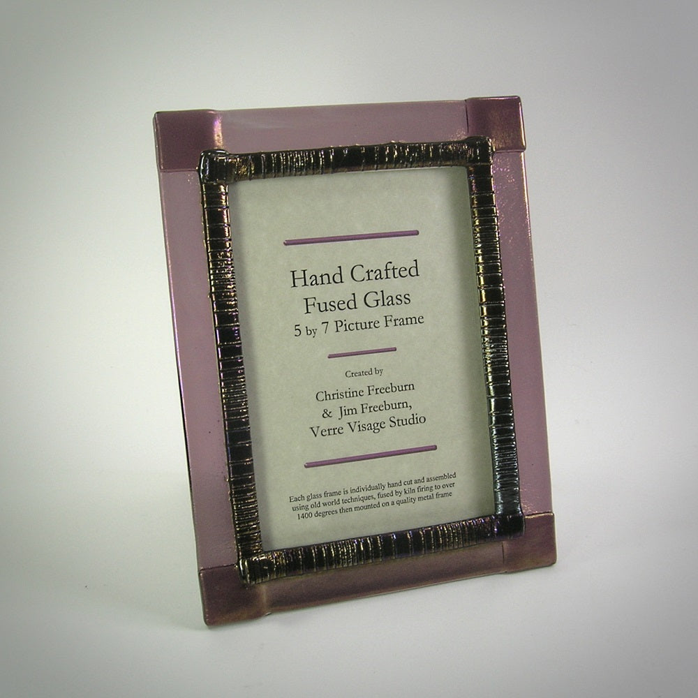 5X7 Light Purple Regular Glass Frame