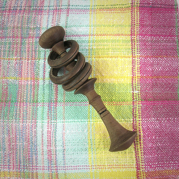 Baby Rattle Walnut