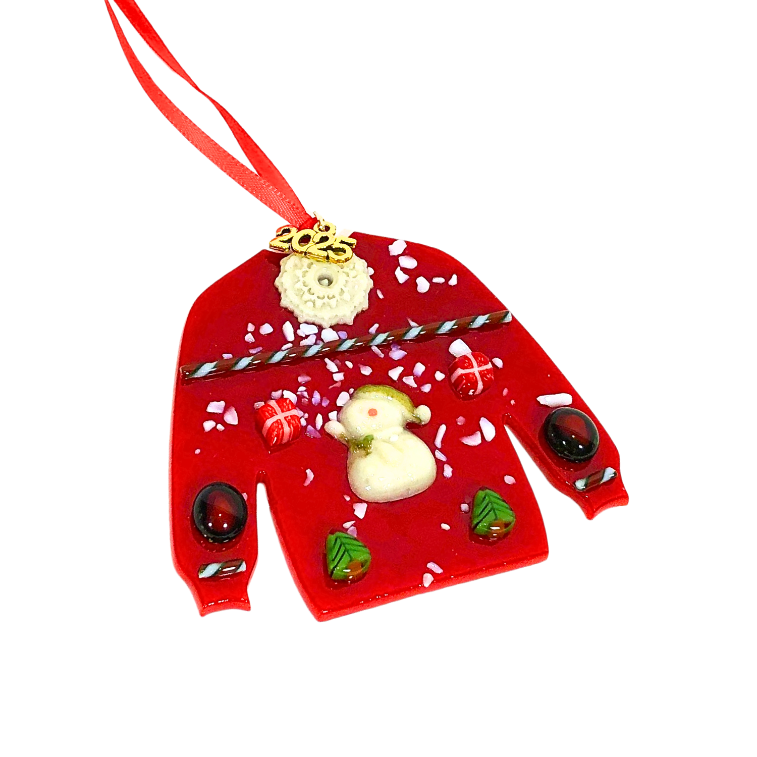 Holly/Snow Flake Ugly Sweater