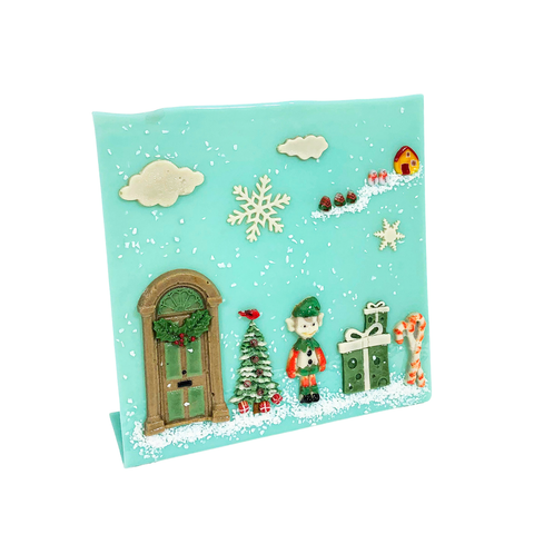 8X8 Elf Scene Stand Up