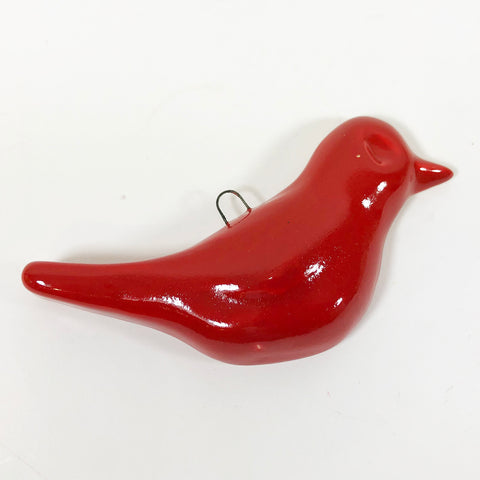 Red Song Bird Ornament