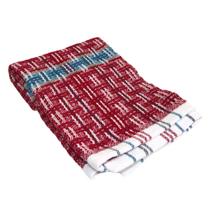 Towel Bronson Lace Red/Blue