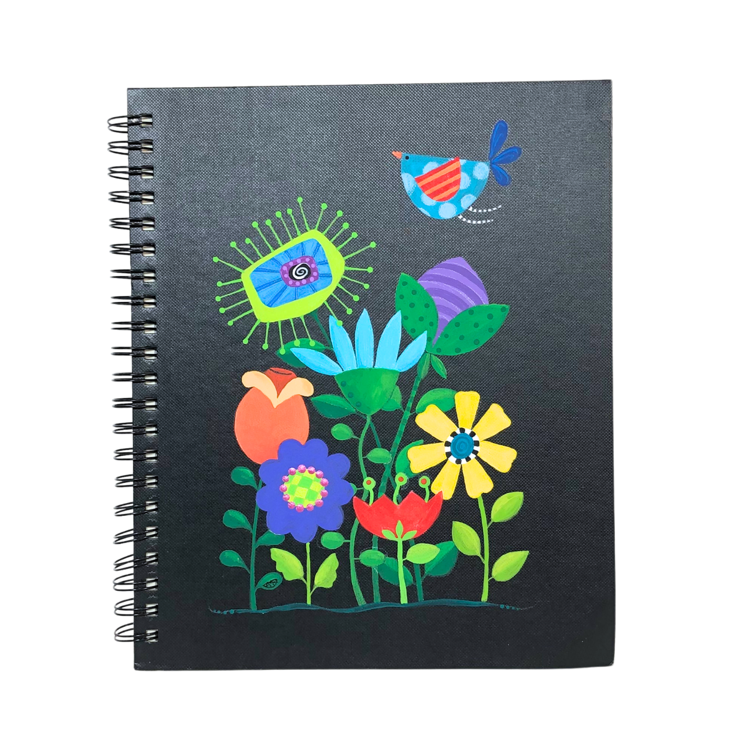 Bird/Floral Large Journal 9X12