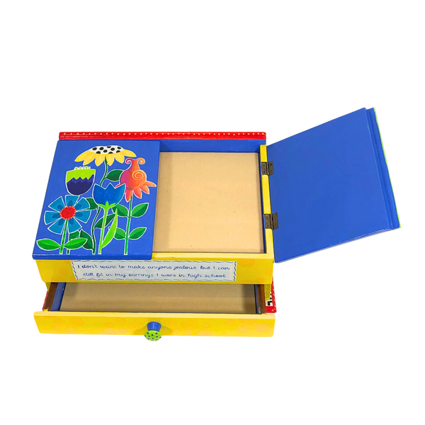 "Don't Be Jealous" Jewelry Box 14x9x8