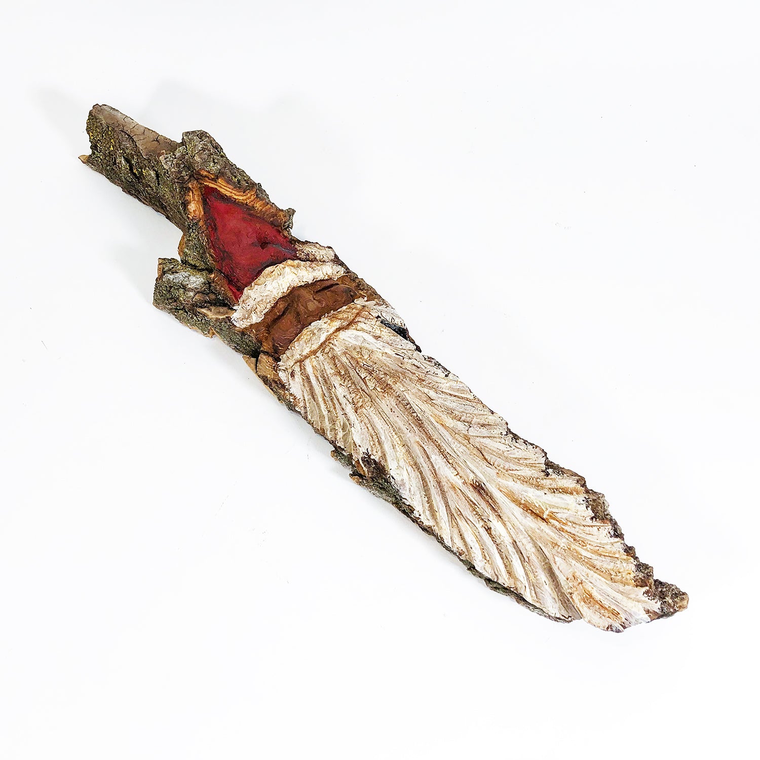Santa Face 16" Handcarved