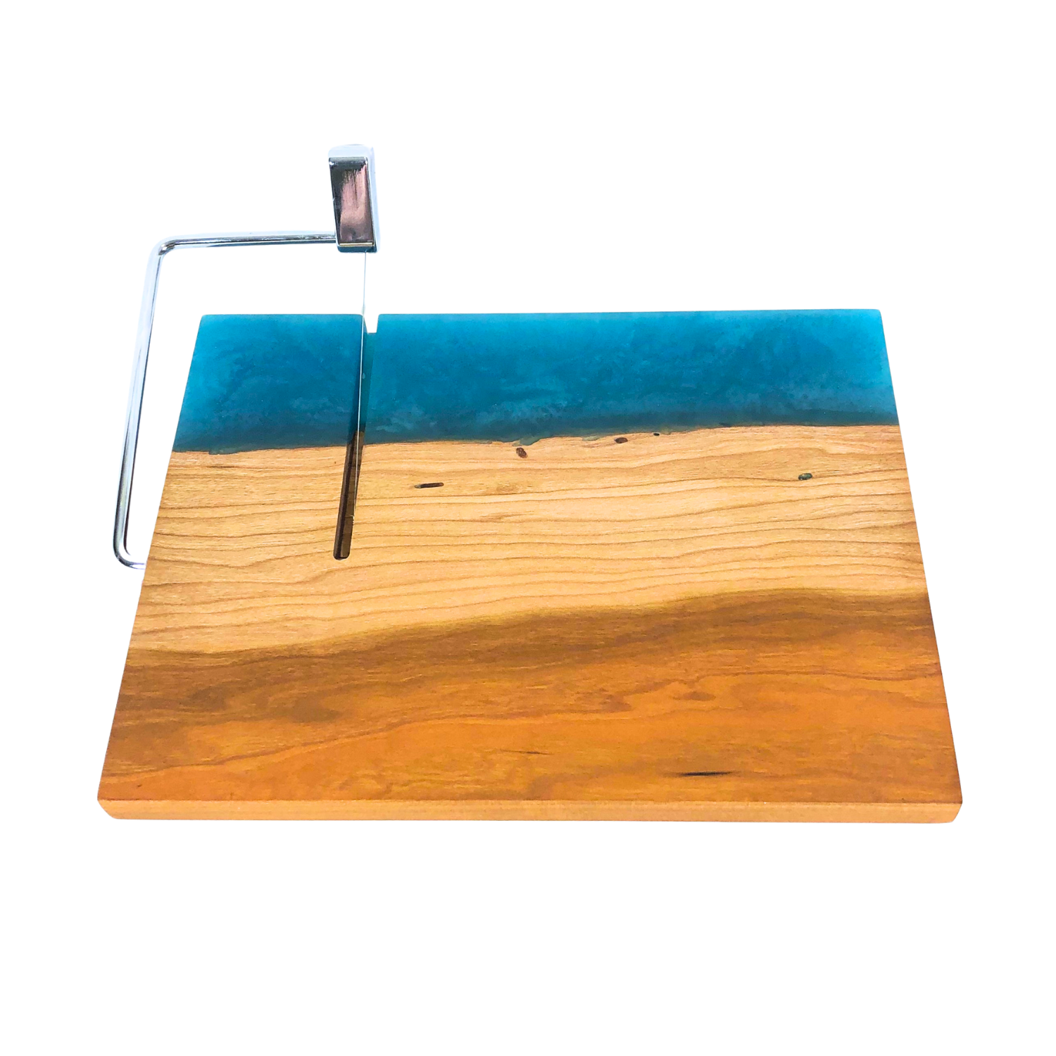 Lg Teal Epoxy Cheese Board