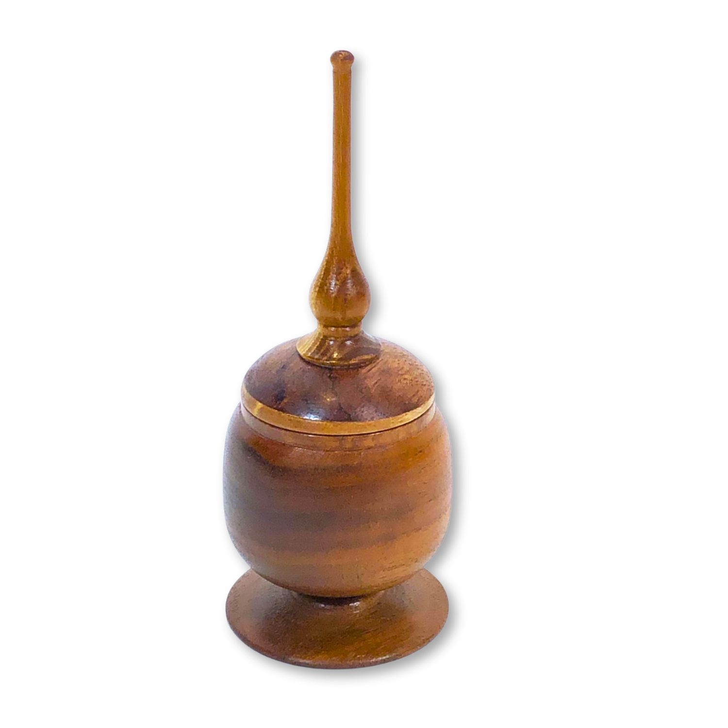 Small Cherry Box Osage Orange Finial