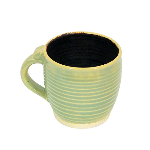 Small Mug, LT Green w/ Ridges