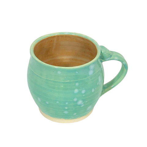 Sm Mug, LT Seagreen Crystalized Glaze