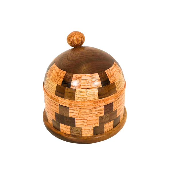 Domed "Stocking Cap" Cannister Wal/R Oak