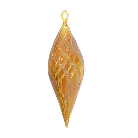 Gold/ Glass Ornament