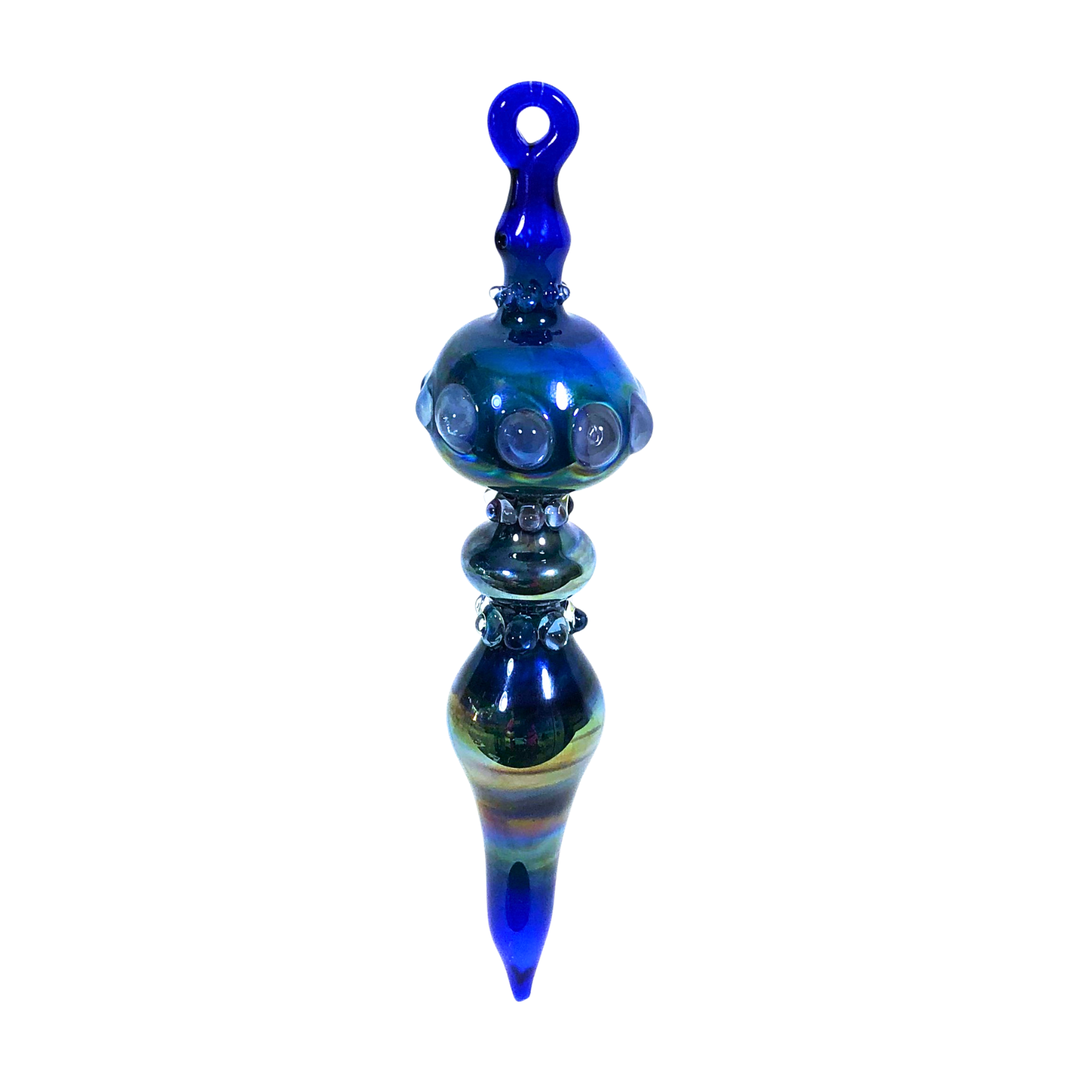 Dark Blue Glass Ornament
