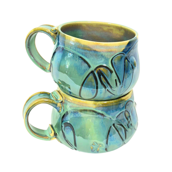 Teal Soup Mug
