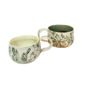 Mug, Multi-flower 3" Tall